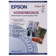 Epson Watercolor Paper Radiant White 188 g/m2, A3+ - 20 hojas 